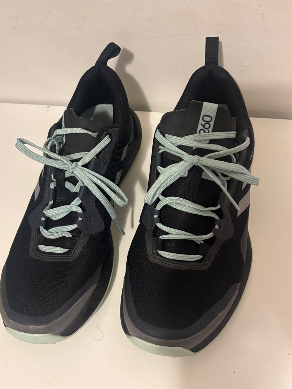 adidas Black & Mint Green women’s Athletic Sneakers